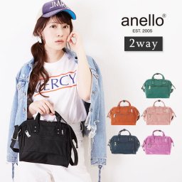 アネロ ショルダーバッグ レディース 通販 斜め掛け anello 小さめ 軽い 軽量 2way ボストン ミニ 黒 シンプル おしゃれ ママ 大人 かわいい 無地 ロゴ 刺繍 ミニショルダー ミニボストン 通学 通勤 ママバッグ サブバッグ ななめ掛け 斜めがけ マザーズバッグ