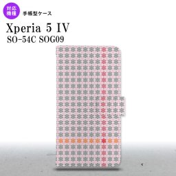 Xperia 5IV Xperia5IV 手帳型スマホケース カバー 花十時 ピンク 2022年 10月発売 nk-004s-xp54-dr1353