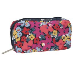 レスポートサック LeSportsac ポーチ コスメポーチ 6511 F665 RECTANGULAR COSMETIC レキュタンギュラーコスメティック BRIGHT ISLE FLORAL マルチカラー