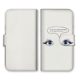 ＼全機種対応／ スマホケース 手帳型 スマホカバー 手帳タイプ スマートフォン ケース カバー アート ポップ 目 英語 かわいい おしゃれ 人気 かっこいい カードホルダー付き カード収納 合皮 合成レザー