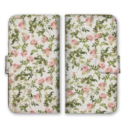 ＼全機種対応／ スマホケース 手帳型 スマホカバー 手帳タイプ スマートフォン ケース カバー 花柄 ボタニカル バラ おしゃれ 人気 上品 シック かっこいい カードホルダー付き カード収納 合皮 合成レザー