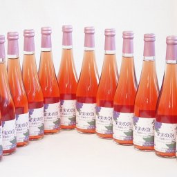 12本セット(果実の泡 北海道黒葡萄スパークリングロゼ(やや甘口)) 500ml×12本