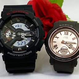 カシオ 恋人たちのGショック ペアウォッチ G-SHOCK BABY-G GA-110-1AJF BGA-290-5AJF 電池式 送料無料 国内正規品 記念日 誕生日 プレゼント お揃い ブラック 黒 ブラウン 茶 クリスマス お祝い 結婚 婚約 20代 30代 40代 50代 カップル 夫婦