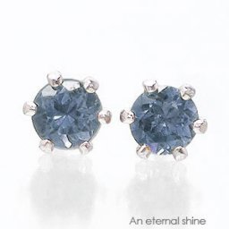 一粒ピアス アイオライト 3mm k18 18金 スタッドピアス セカンドピアス レディース ジュエリー アクセサリー プレゼント ギフト 人気 おすすめ