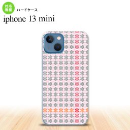 iPhone13mini iPhone13 mini ケース ハードケース 花十時 ピンク 紫  nk-i13m-1353