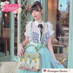 ベンデューラ ロンドン グレース バッグ 「ラ・プティット・クレープリー」<br>ハンドバッグ 2wayバッグ ハンドバッグ ショルダーバッグ レディースブランド 女性用 おしゃれバッグ レディース人気 斜めがけ イギリススタイル 英国雑貨 イギリス ファッション