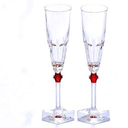 バカラ Baccaratグラス アルクール イヴ レッドHARCOURT EVE REDシャンパンフルートグラス ペアセット【御結婚御祝・内祝・新築御祝・還暦御祝・御礼・寿・ギフト包装可能】