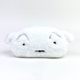 クレヨンしんちゃん シロ ぬいぐるみフェイスペンポーチ クレヨンしんちゃん シロ ペンケース ペンポーチ 筆箱 ホワイト