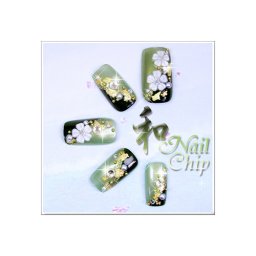 【オーダーメイド】 ～舞花～ ★和風ネイルチップ 14枚組