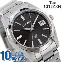 ザシチズン 高精度光発電エコ・ドライブ エコドライブ 腕時計 ブランド メンズ ソーラー THE CITIZEN AQ4080-52E アナログ ブラック 黒 日本製 記念品 プレゼント ギフト