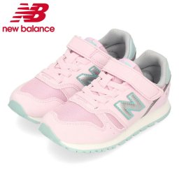 ニューバランス キッズ スニーカー 靴 YV373 AF2 M ピンク ワイズM (やや細い～標準) ゴム紐 ベルクロ new balance