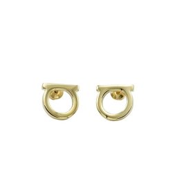 サルバトーレ フェラガモ Salvatore Ferragamo ピアス アクセサリー 760119 696429 STUD GANCIO DIA12 ガンチーニ OROGIOVELUC ゴールド