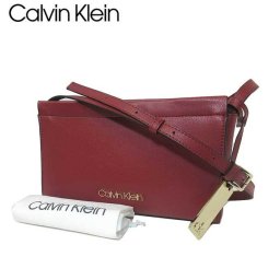 カルバン クライン アウトレット Calvin Klein ショルダーバッグ K60K605623-XCL フェイクレザー ENFOLD EW クロスボディー / ポシェット BARN RED 