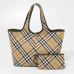 バーバリー BURBERRY LL MD EW TOTE CJ1 8093976 B9368 レディース バッグ トートバッグ ミディアム チェック ハンドバッグ ショルダーバッグ ロゴ 鞄 お出かけ