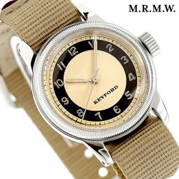 モントルロロイ ミリタリーウォッチ THE TUXEDO DIAL WATCH Copper クォーツ 電池式 腕時計 ブランド メンズ M.R.M.W. txd-copp-03KN
