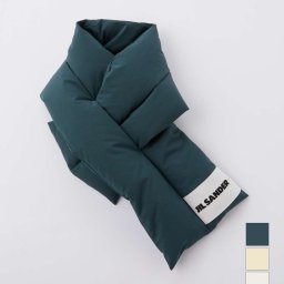 ジルサンダー プラス JIL SANDER+ J47TE0001 J70008 マフラー メンズ レディース ファッション小物 ダウンスカーフ DOWN SCARF ブランド ロゴラベル スカーフ おしゃれ 秋冬 防寒 暖かい 全4色