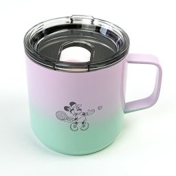 ディズニー ミニーマウス ステンレスマグ マグカップ 350ml ピンク×グリーン