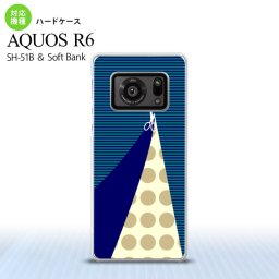 SH-51B AQUOS R6 AQUOS R6 スマホケース ハードケース はさみ 紺 メンズ レディース nk-r6-1347