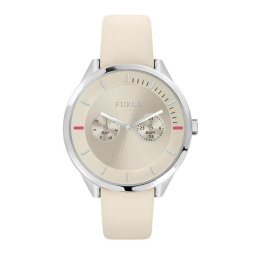 FURLA フルラ 腕時計 METROPOLIS メトロポリス R4251102547 アイボリー シルバー レザー レディース 新品 無料ラッピング可