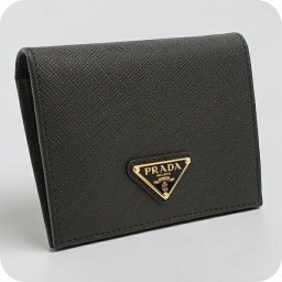 プラダ 二つ折り財布 二折財布小銭入付き 二つ折り財布 二折財布 コンパクト レディース ブランド PRADA 1MV204 ブラック