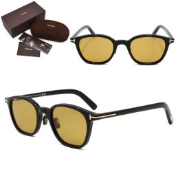トムフォード サングラス TOM FORD FT0978-D/S 01E 49 サングラス EYEWEAR アジアンフィット メンズ レディース ユニセックス ブラック イエロー