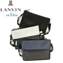 正規品 メンズ レディース LANVIN en Bleu 574102 ランバンオンブルー フェリチタ レザーショルダーバッグ B5 2WAY ikt02 旅行 ギフト