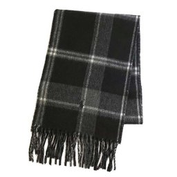 ポロ ラルフローレン POLO RALPH LAUREN マフラー ウールマフラー REVERSIBLE STABLE PLAID ポニー ロゴ刺繍 BLACK ブラック系チェック PC0011 001