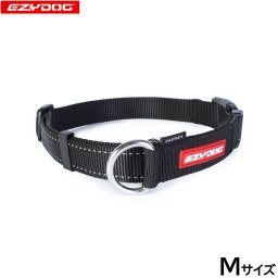イージードッグ EZYDOG チェックメイト M ブラック 首輪 ハーフチョーク 反射 中型犬