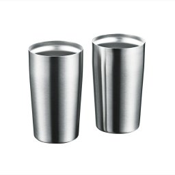 粋 真空Wステンタンブラー320mlペアセット  商品φ75×125mm（約320ml）×2