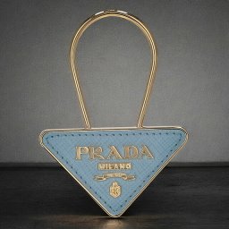 プラダ キーリング レディース ブランド PRADA 1PP301 ゴールド/ライトブルー