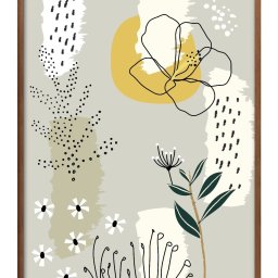 ボタニカル 植物 design A3 サイズ ポスター アート おしゃれ 絵画 インテリア 北欧 イラスト マット紙 艶消し アートパネル 額 フレーム デザイン 壁掛け ギフト 新築祝い ディスプレイ 引越し祝い　新生活　空間デザイン 