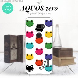 AQUOS zero アクオス ゼロ 801SH スマホケース カバー ハードケース カエル・かえる （B） イニシャル 対応 nk-801sh-162i[スマホ,スマホケース,スマホカバー,ケース,カバー,ジャケット]