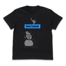 ヒロアカ 轟焦凍 僕のヒーローアカデミア雪まつりVer./BLACK-S Tシャツ ブラック Sサイズ
