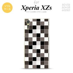 【SO03J】【スマホケース/スマホカバー】【エクスペリア XZs】SO03J スマホケース Xperia XZs SO-03J カバー エクスペリア XZs スクエア グレー nk-so03j-tp1016【メール便送料無料】