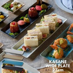 お皿 食器 重ねる 重なる TAMAKI カサネ ワイドプレート 27cm ｜北欧 韓国 台湾風｜かわいい おしゃれ 軽量 食洗機対応 スタッキング収納｜新生活 カフェ風 ギフト【TOTU】