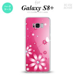 【SC03J】【スマホケース/スマホカバー】【ギャラクシーS8+】SC03J スマホケース Galaxy S8+ SC-03J カバー ギャラクシーS8+ 花柄・ガーベラ ピンク nk-sc03j-066【メール便送料無料】