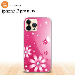 iPhone13ProMax iPhone13 Pro Max ケース ソフトケース 花柄 ガーベラ ピンク iPhone13 プロ マックス 6.7インチ おしゃれ かわいい メンズ レディース キッズ デザインたくさん nk-i13pm-tp066