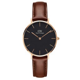 新品 Daniel Wellington ダニエル ウェリントン 32mm DW DW00100169 DW00600169 腕時計 Classic Petite Black St Mawes クラシック ペティット ブラック セント モーズ メンズ レディース ステンレス レザー クォーツ 電池式 男性 女性 ギフト プレゼント お祝い 誕生日 ２年保証 送料無料