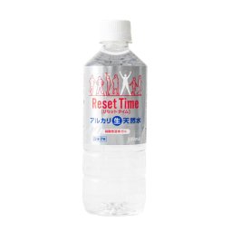天然水 ResetTime 500ml 48本 水 pH8.0 アルカリイオン水 国産 島根 軟水 天然水 飲みやすい 備蓄水 7年 長期保存 常備用 防災用品 リセットタイム 【北海道・沖縄・離島 配送不可】