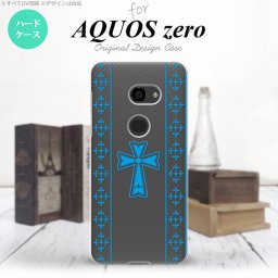 AQUOS zero アクオス ゼロ 801SH スマホケース カバー ハードケース ゴシック クリア×水色 nk-801sh-1006[スマホ,スマホケース,スマホカバー,ケース,カバー,ジャケット]