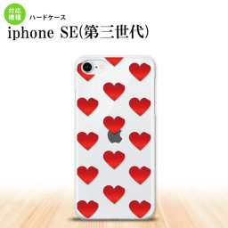 iPhoneSE 3 iPhoneSE 3 スマホケース ハードケース ハート A 赤 メンズ レディース nk-ise3-017