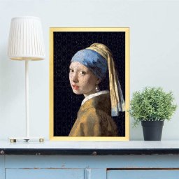 真珠の耳飾の少女 青いターバンの少女 ヨハネス・フェルメール 送料無料 ラッピング可 パズル オリジナルパズル ジグソーパズル オーダーメイド 安い オリジナル 記念日 誕生日 おしゃれ インテリア プレゼント ギフト 認知症 ボケ防止 趣味 親 アクリル 木製 手作り 難しい 名画 名作 巨匠 絵画 イラスト 絵 【アートパズル 0144】