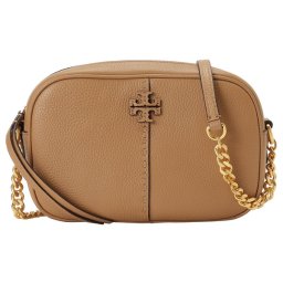トリーバーチ Tory Burch ショルダーバッグ 147578 227 TIRAMISU カメラバッグ ダブルTロゴ 2WAY クロスボディ ティラミス レディース MCGRAW CAMERA BAG 147578