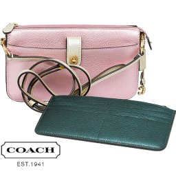 COACH OUTLET コーチ アウトレット ショルダーバッグ ポーチ 斜め掛け クロスボディ C7161 B4OR1 レディース ピンク 母の日 プレゼント ギフト 