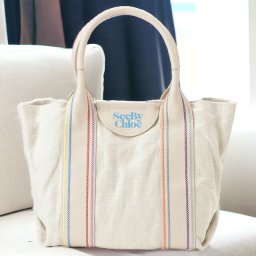 シーバイクロエ ブランド トートバッグ レディース CHS23SSB62C64 24H レティシア スモール セメントベージュ LAETIZIA SMALL TOTE BAG おしゃれ ギフト