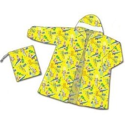 レインコート かっぱ イエロー 巾着袋付 子供用 雨具 カッパ  ポイント消化