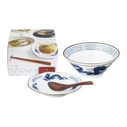 【ギフト対応無料】レトロ中華 ラーメンチャーハン 青 (04950) ※送料無料(北海道・沖縄は除く)