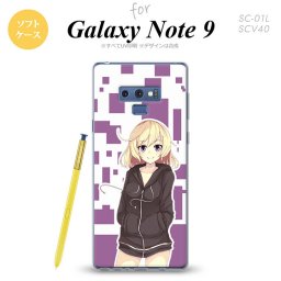Galaxy Note 9 ギャラクシー ノート9 SC-01L SCV40 スマホケース カバー ソフトケース キャラA 紫 nk-note9-tp1324[スマホ,スマホケース,スマホカバー,ケース,カバー,ジャケット]