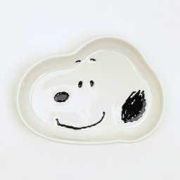 スヌーピー フェイス ダイカットプレート(S) 食器 SNOOPY