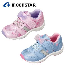 ムーンスター キャロット 子供靴 スニーカー 女の子 ベビー キッズ ガール シューズ ベロクロ マジック 通園 通学 tmcrc2235